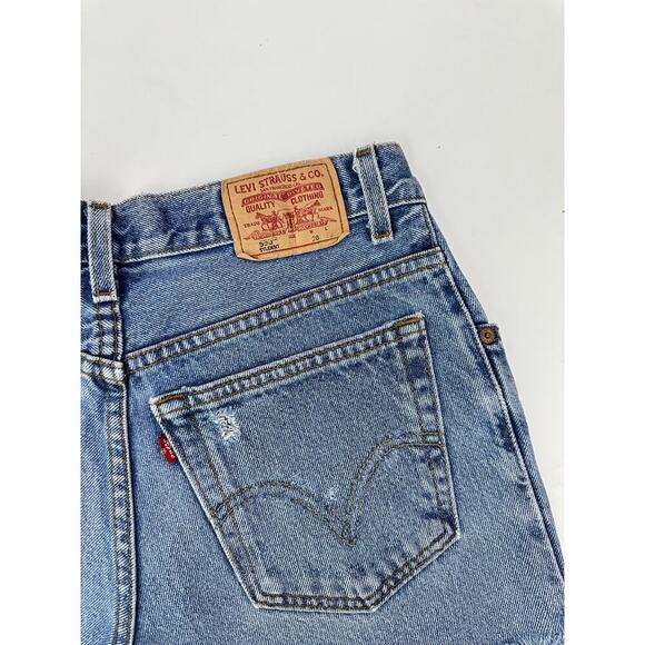 Levi's high rise 505 denim cutoff shorts - Picture 7 of 8